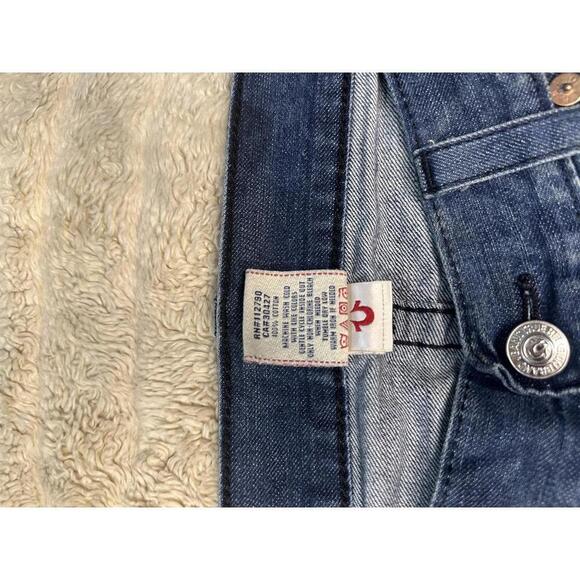 True Religion Y2K Black Cornell straight jeans Size 38 - Picture 5 of 8